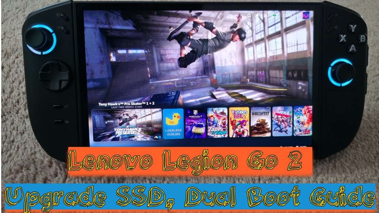 Lenovo Legion Go 2 Z2 Extreme OLED SDD Upgrade + Dual Boot How To Guide | SteamOS + Windows