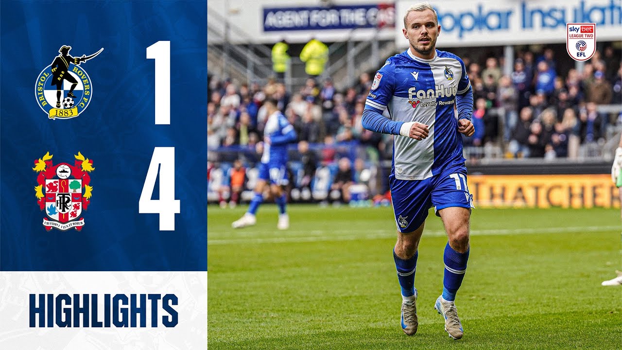 Highlights | Bristol Rovers 1-4 Tranmere Rovers