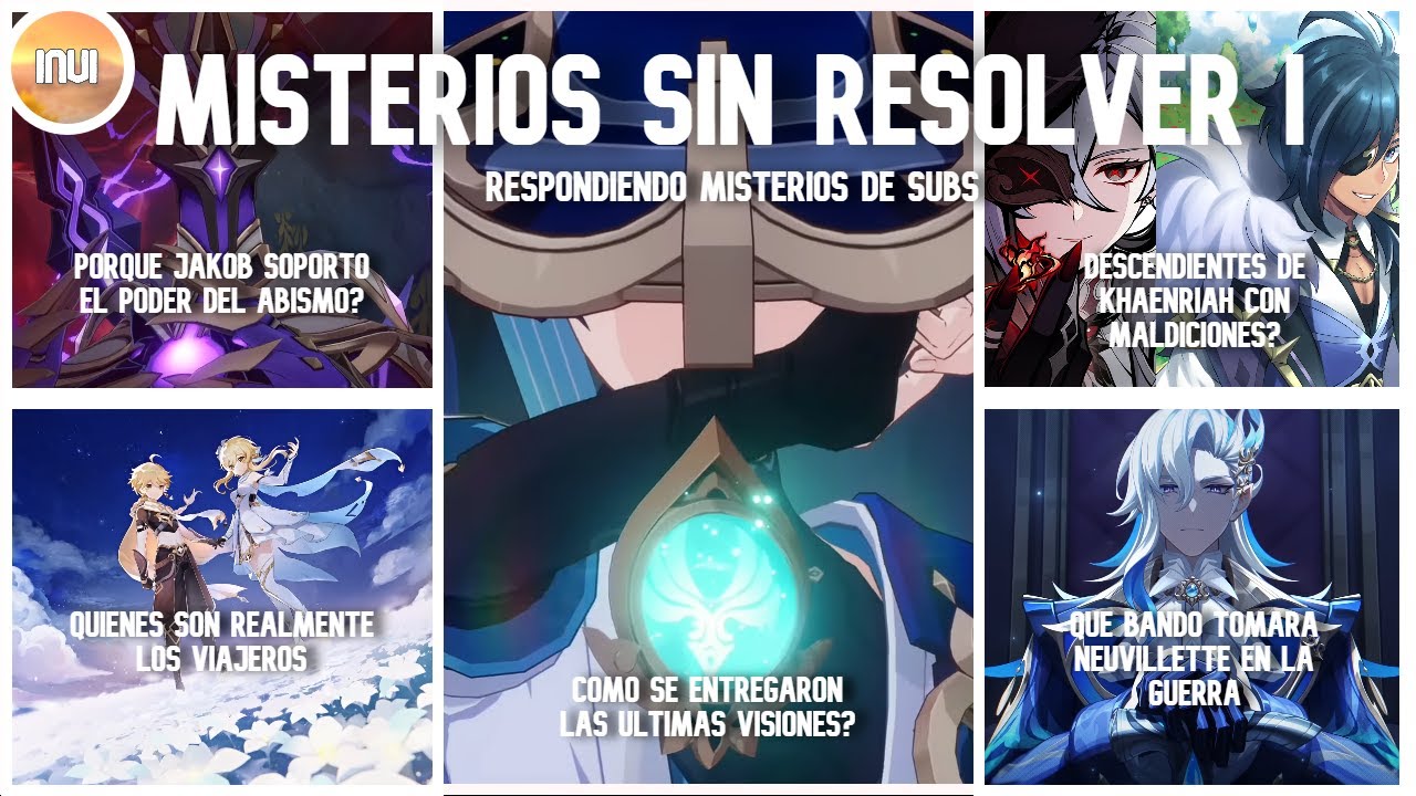 Misterios sin resolver I. Respondiendo misterios de subs - Invi || Genshin impact teorias