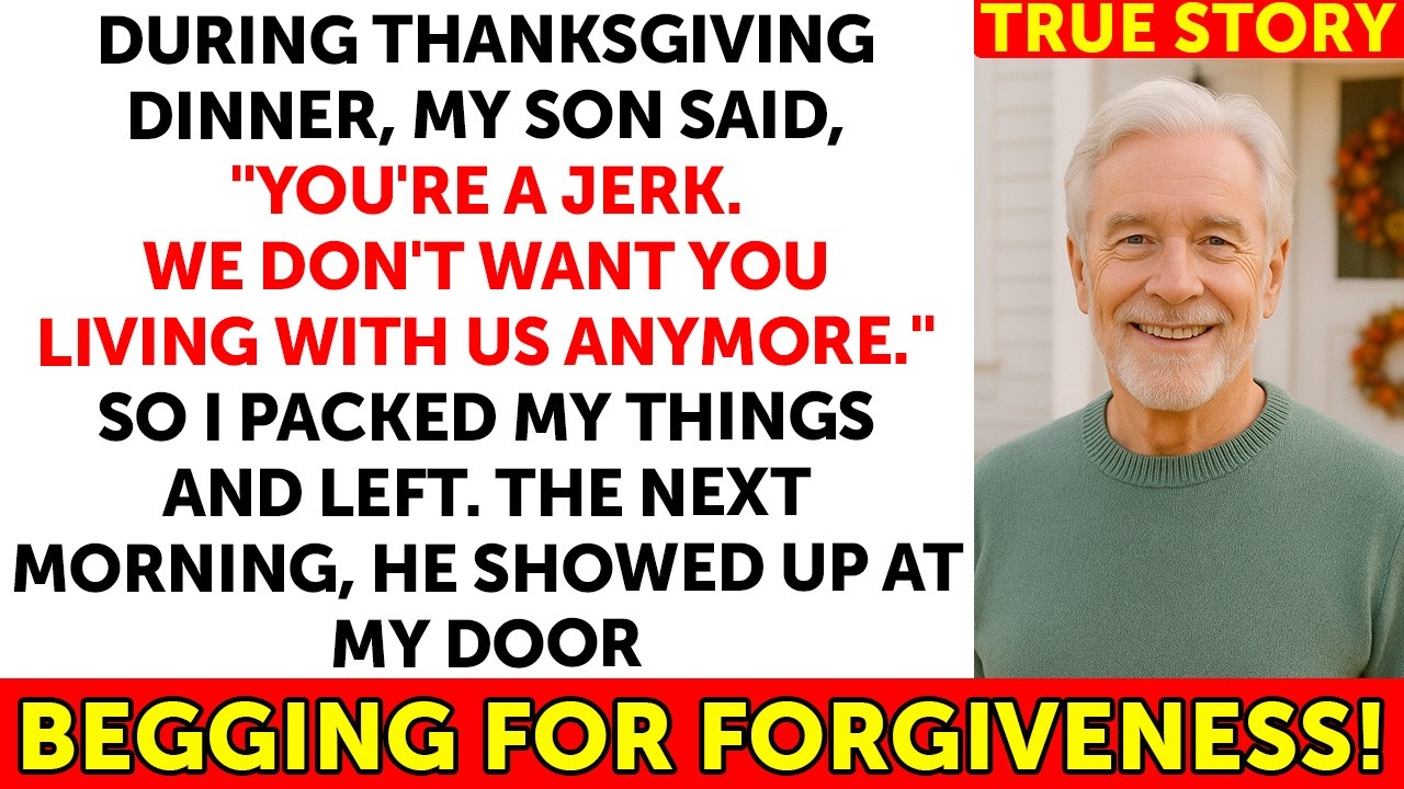 On Thanksgiving Day, My Son Said, “You're A Leech. We Don't Want You Living With Us.” So I Left...