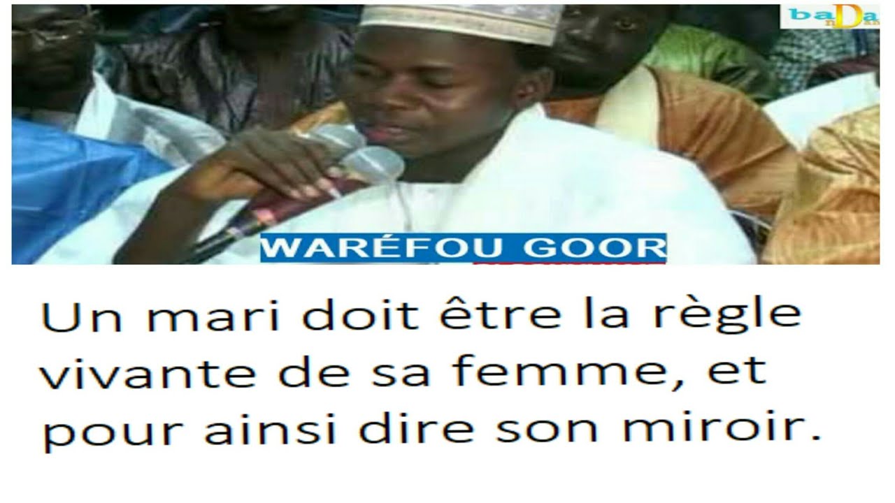 WARÉFOU GOOR CI SOKHNAME: WAKHTANOU OUSTAZ HADY NIASS