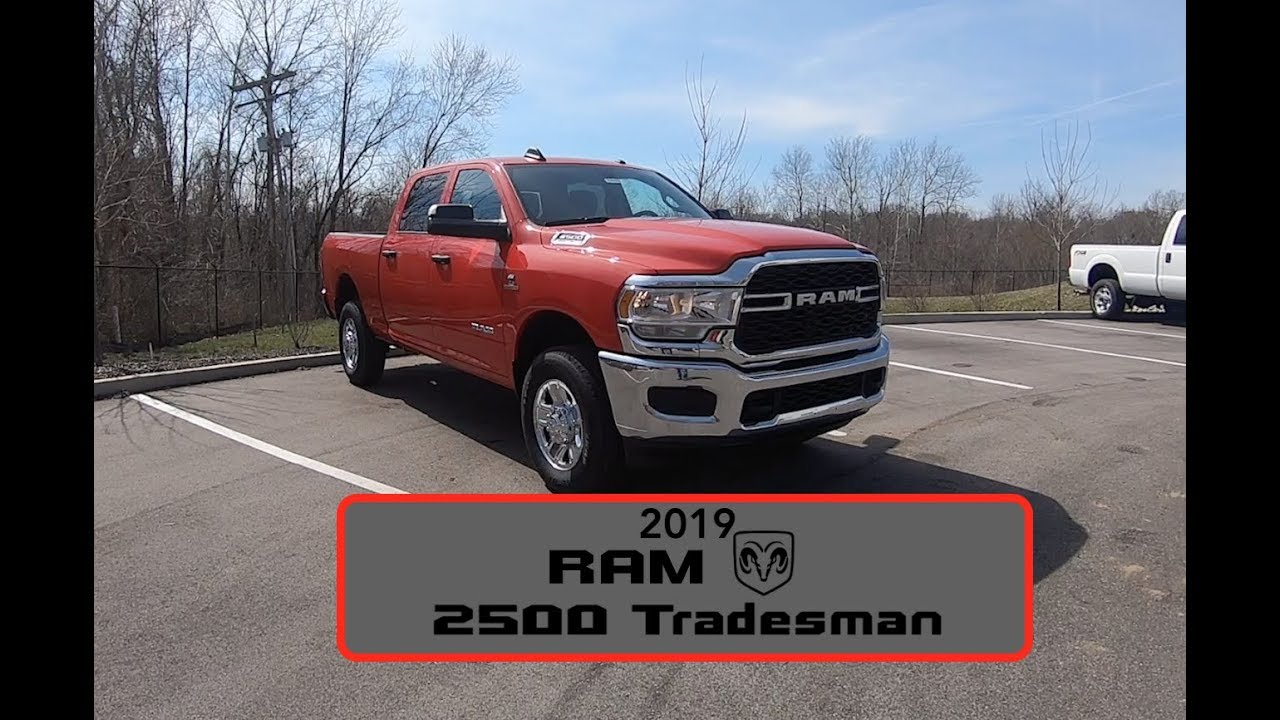 2019 RAM 2500 Tradesman Crew Cab 4X4|Walk Around Video|In Depth Review|Test Drive