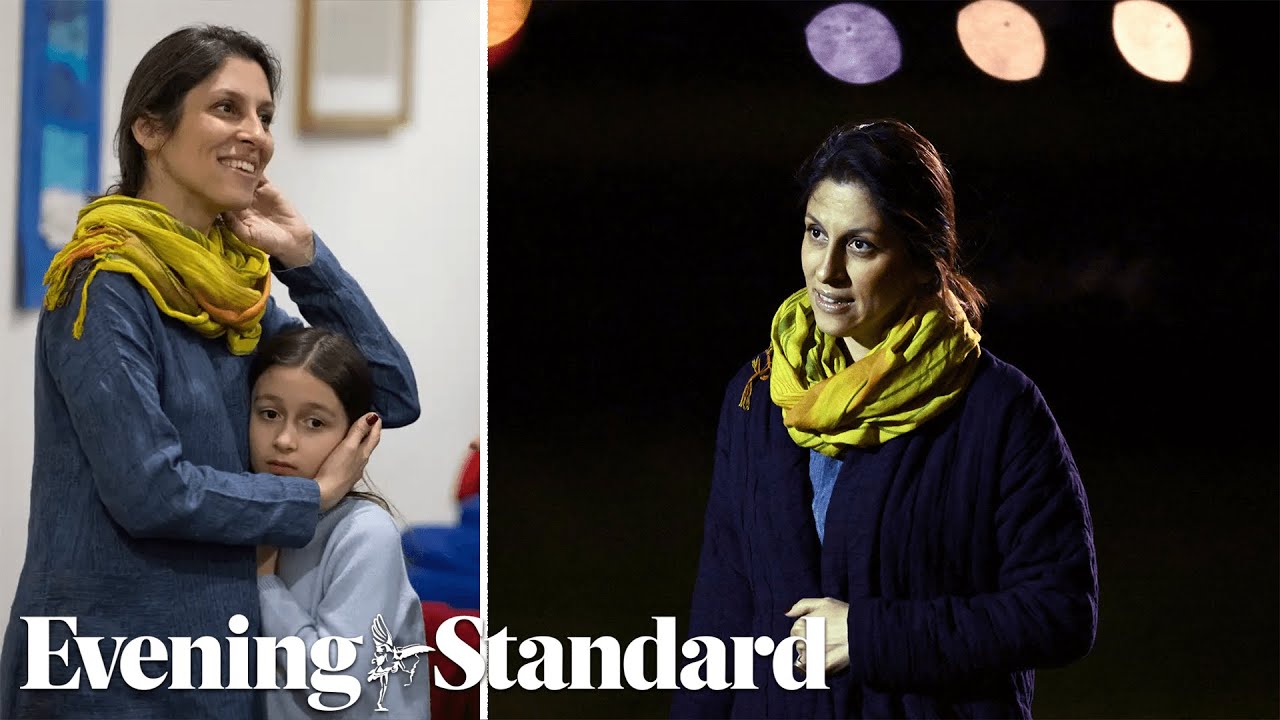 Nazanin Zaghari-Ratcliffe reunited with her family as she arrives back in UK after release by Iran