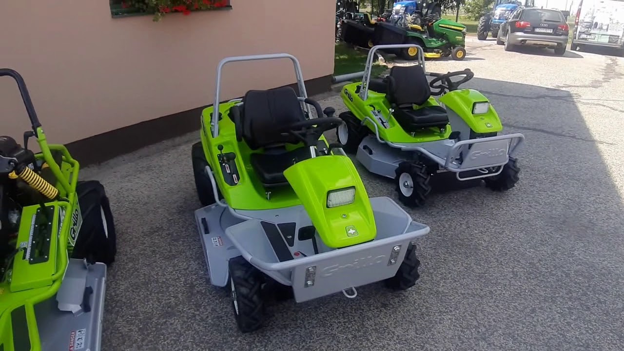 Bemutatjuk a Grillo Climber bozót és fűnyíró traktorait