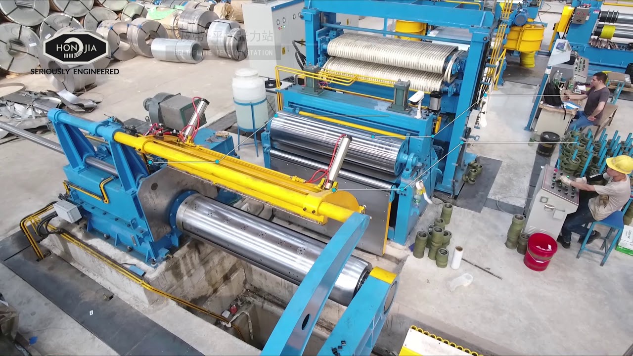 High speed CR steel sheet metal coil cutting processing slitter rewinder slitting line 0.3~2.5x1650