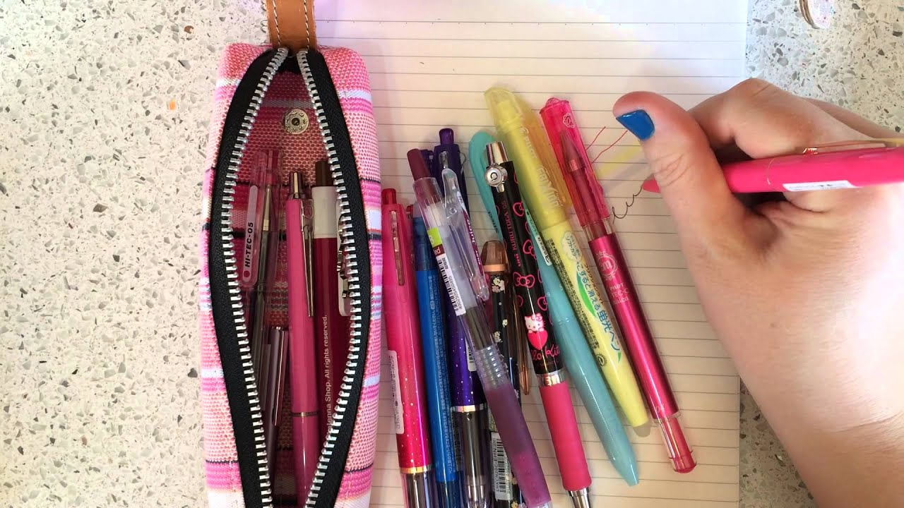 What's in My Pen Case