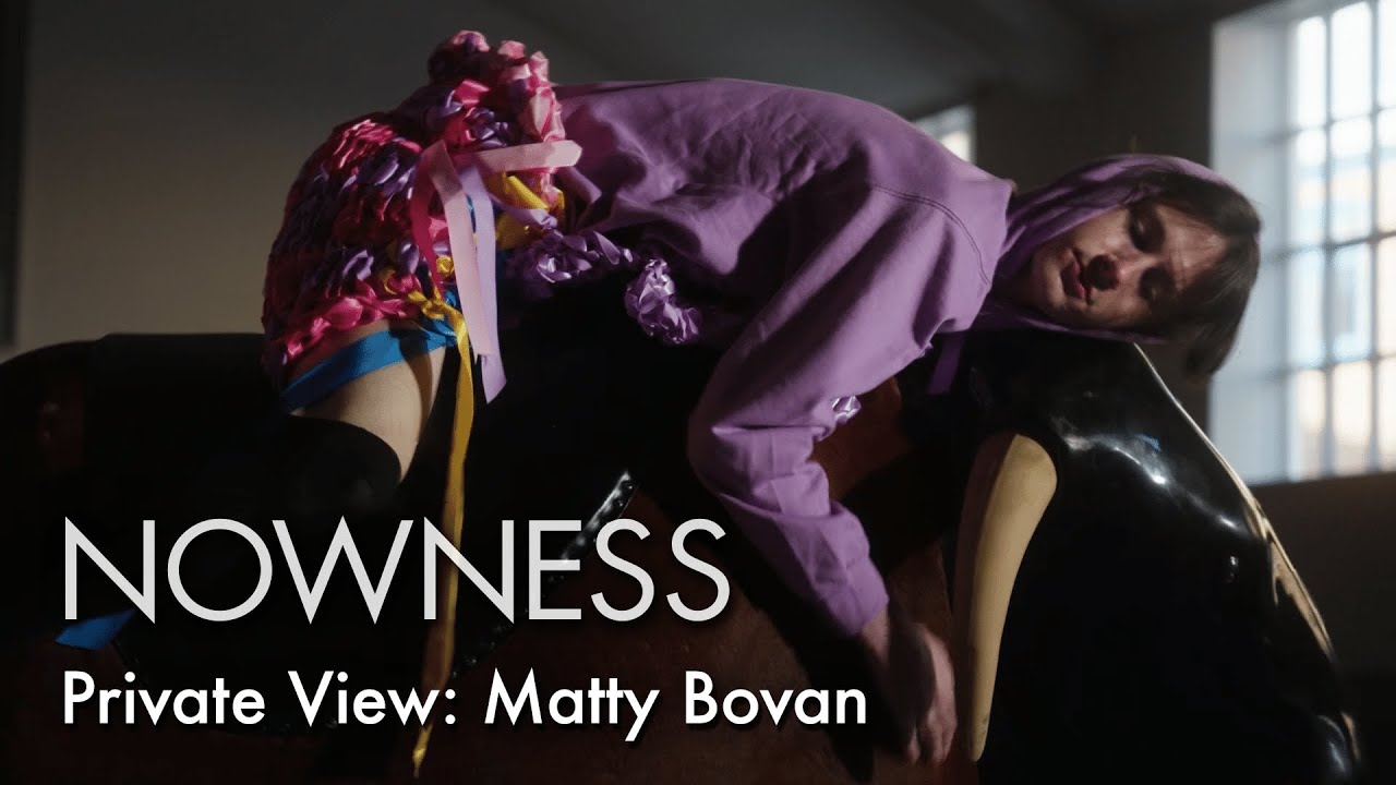 Matty Bovan's hand-knit installations bring his surreal world to NOW Gallery