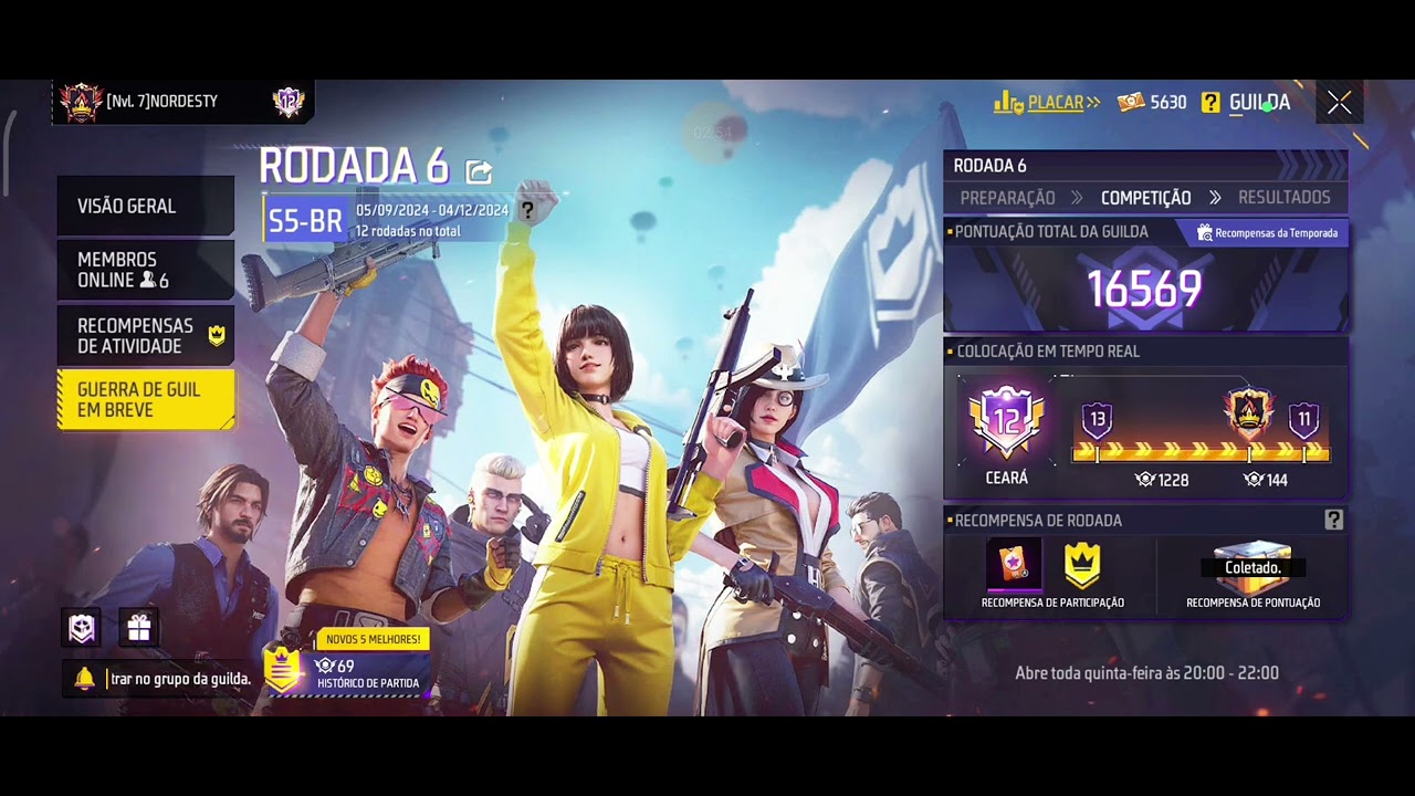 Como funciona a guerra de guilda no Freefire.#guerra #guilda #freefire #funciona