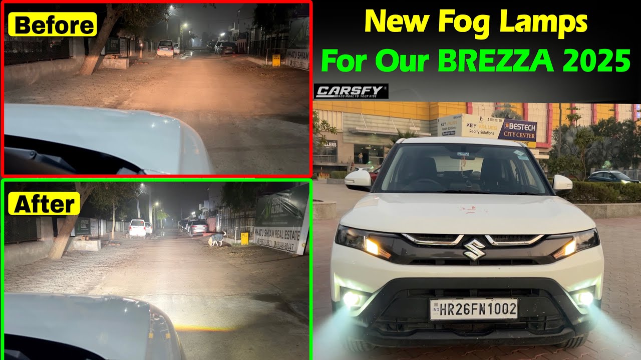 India's Brightest Projector Fog Lamp | CARSFY 180W Projector Fog Lamps Review - SalahCar