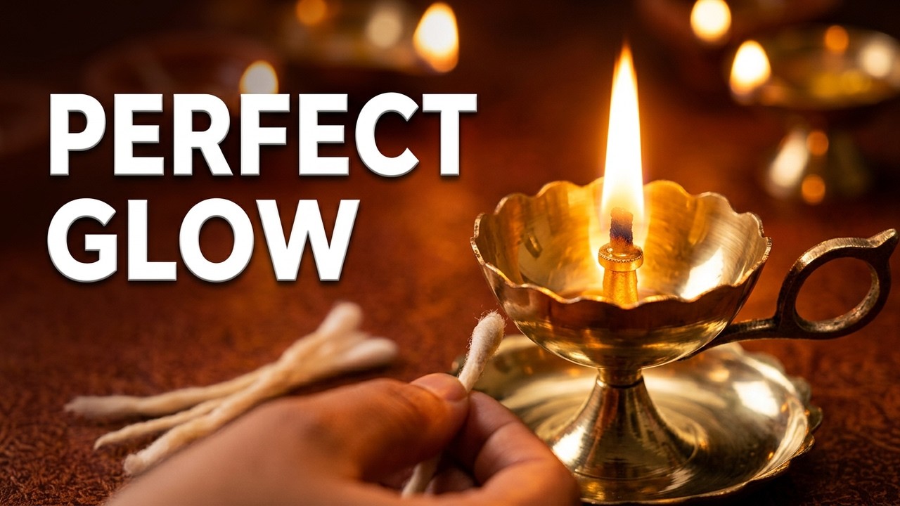 Wicking and Lightning My Diya Lamp