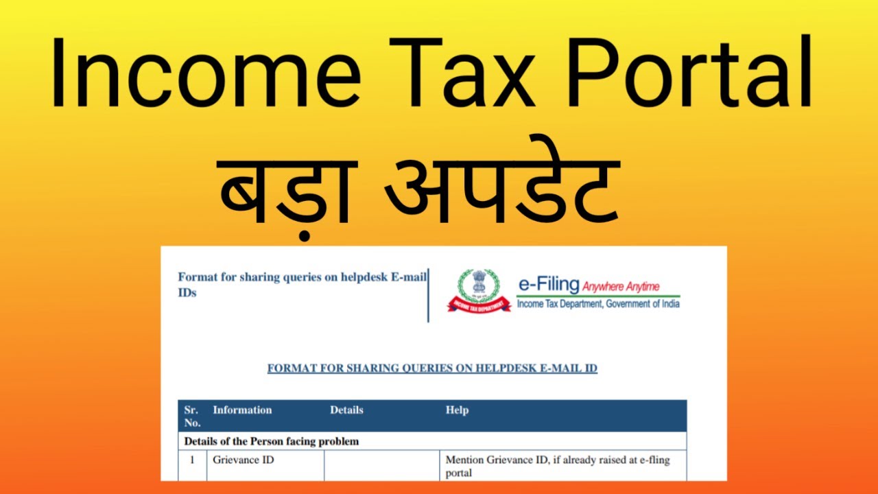 Income Tax filing
