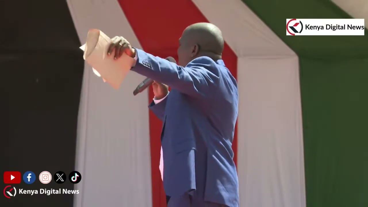 2032. Naibu Rais Tutasimama wewe Ukuwe Rais wa Kenya, Kericho MCA Tells DP Kindiki
