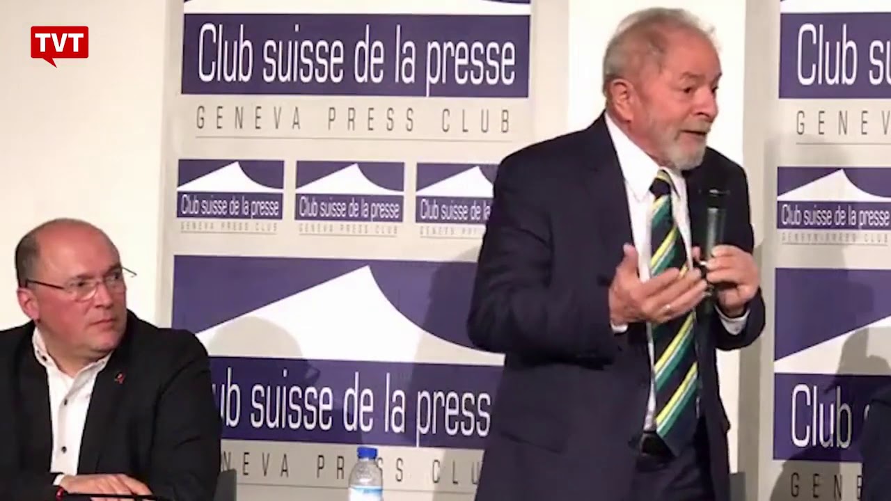 Lula se encontra com pai de Assange na Su&iacute;&ccedil;a