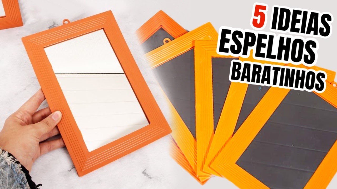 5 IDEIAS DE DECORAÇÃO BARATINHAS COM ESPELHOS DE R$ 1,99