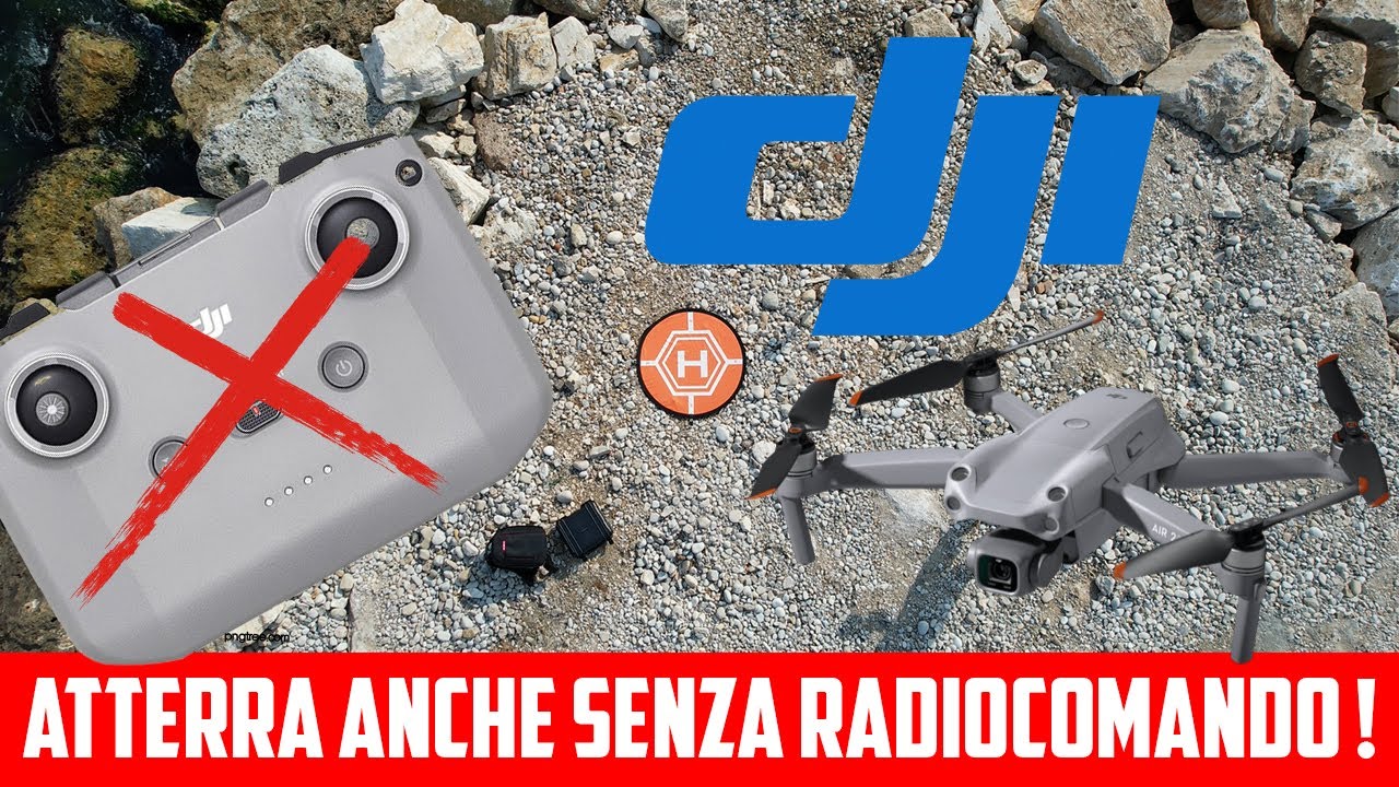 DJI AIR 2S | Cosa accade ad un drone in VOLO mentre il RADIOCOMANDO va KO ? |  PRECISION LANDING !