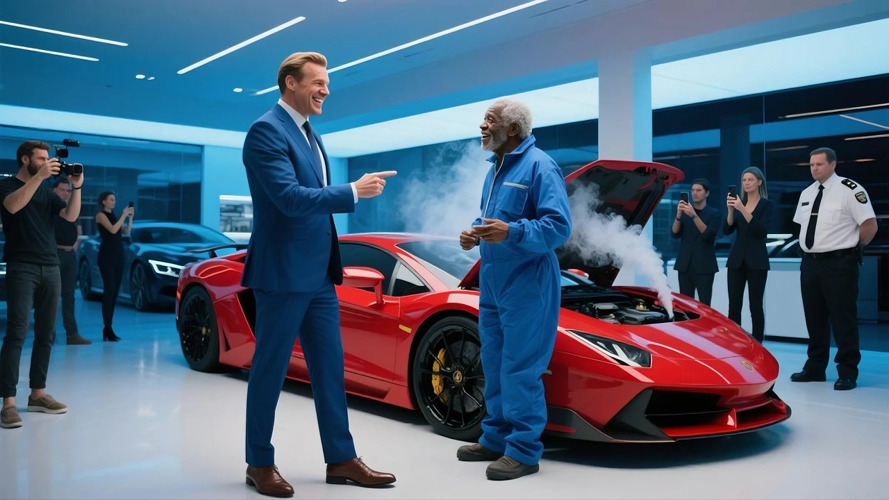 “Fix That Ferrari, It’s Yours” Millionaire Mocked—Then the Homeless Black Man Rebuilt It in Minutes