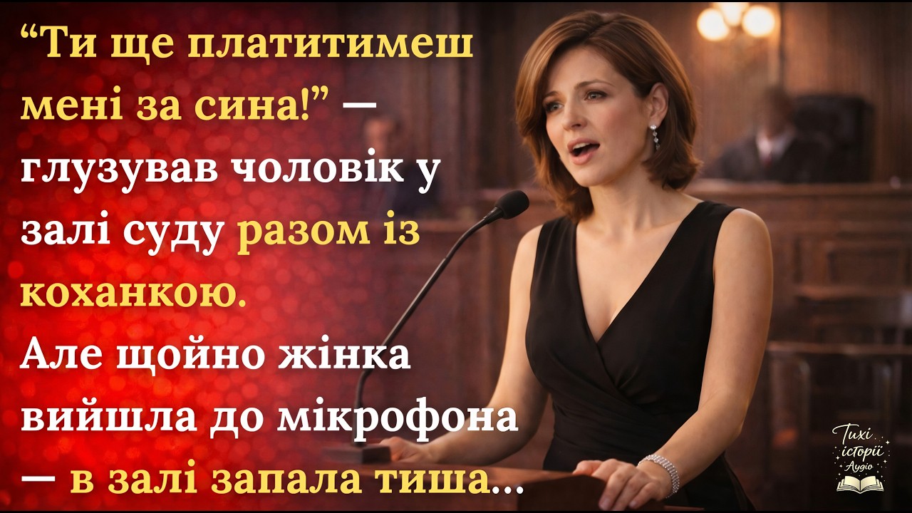 Чоловік з коханкою глузували в суді, але його дружина сказала таке, що суддя онімів...