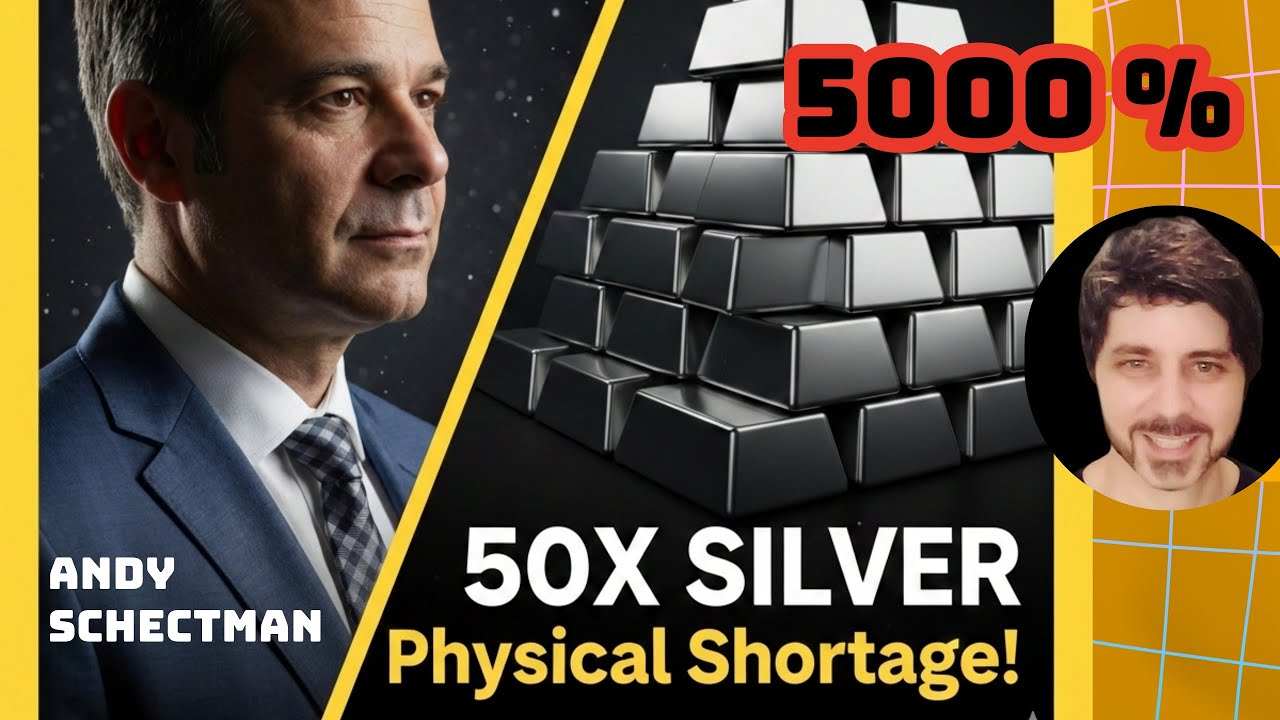 50X Silver Prediction! They Can't Smash Silver Price! NEWS:Physical Demand Exploding-Andy Schectman