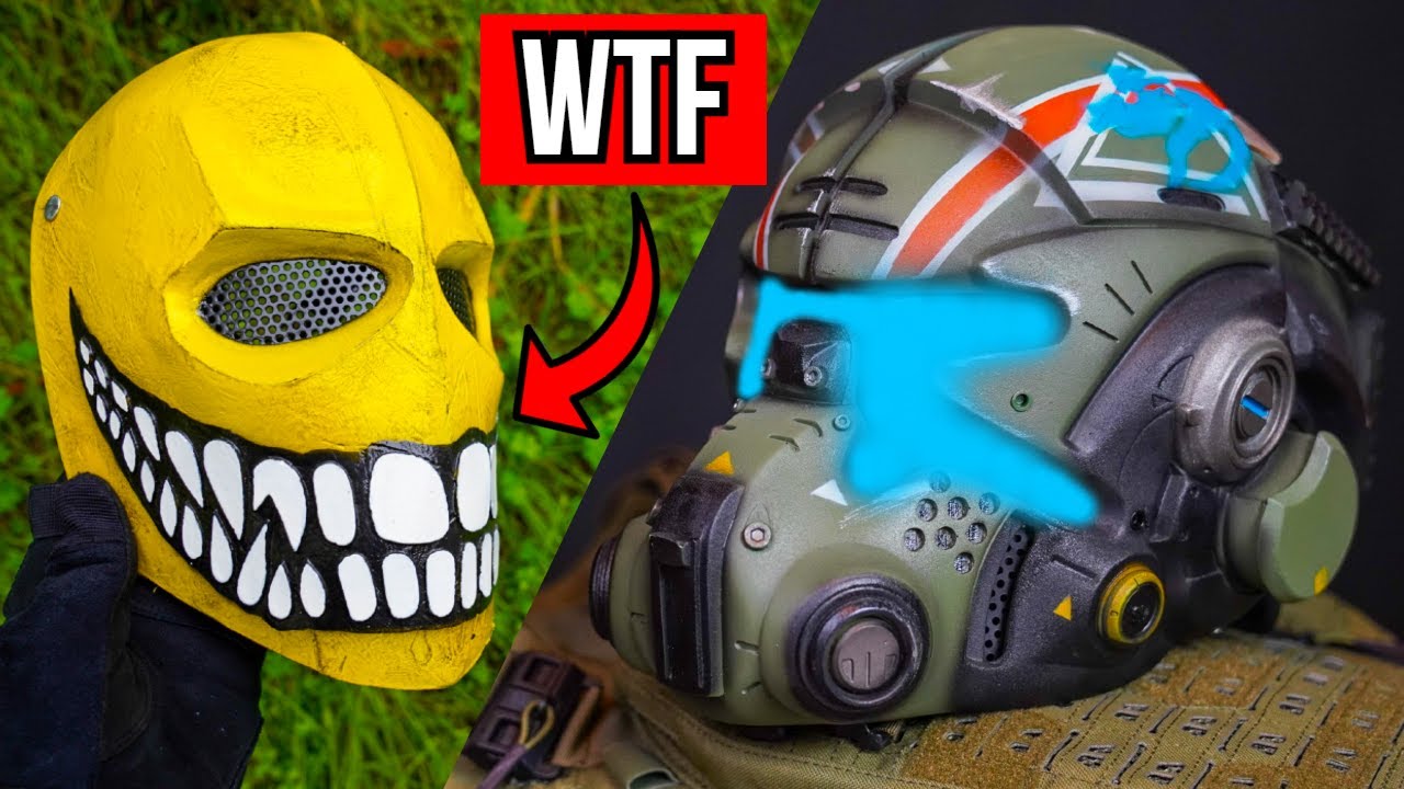 I Bought The Craziest Airsoft Helmets/Masks On The Internet!