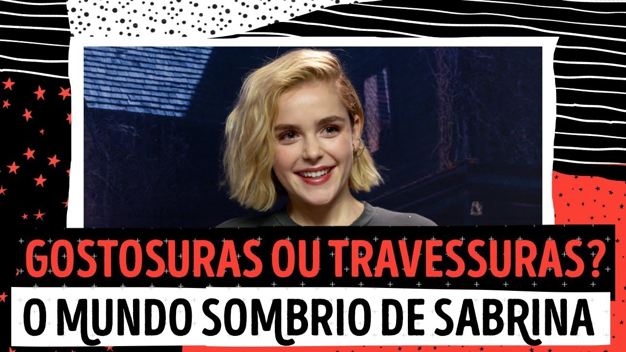 Gostosuras ou Travessuras com o elenco de O Mundo Sombrio de Sabrina