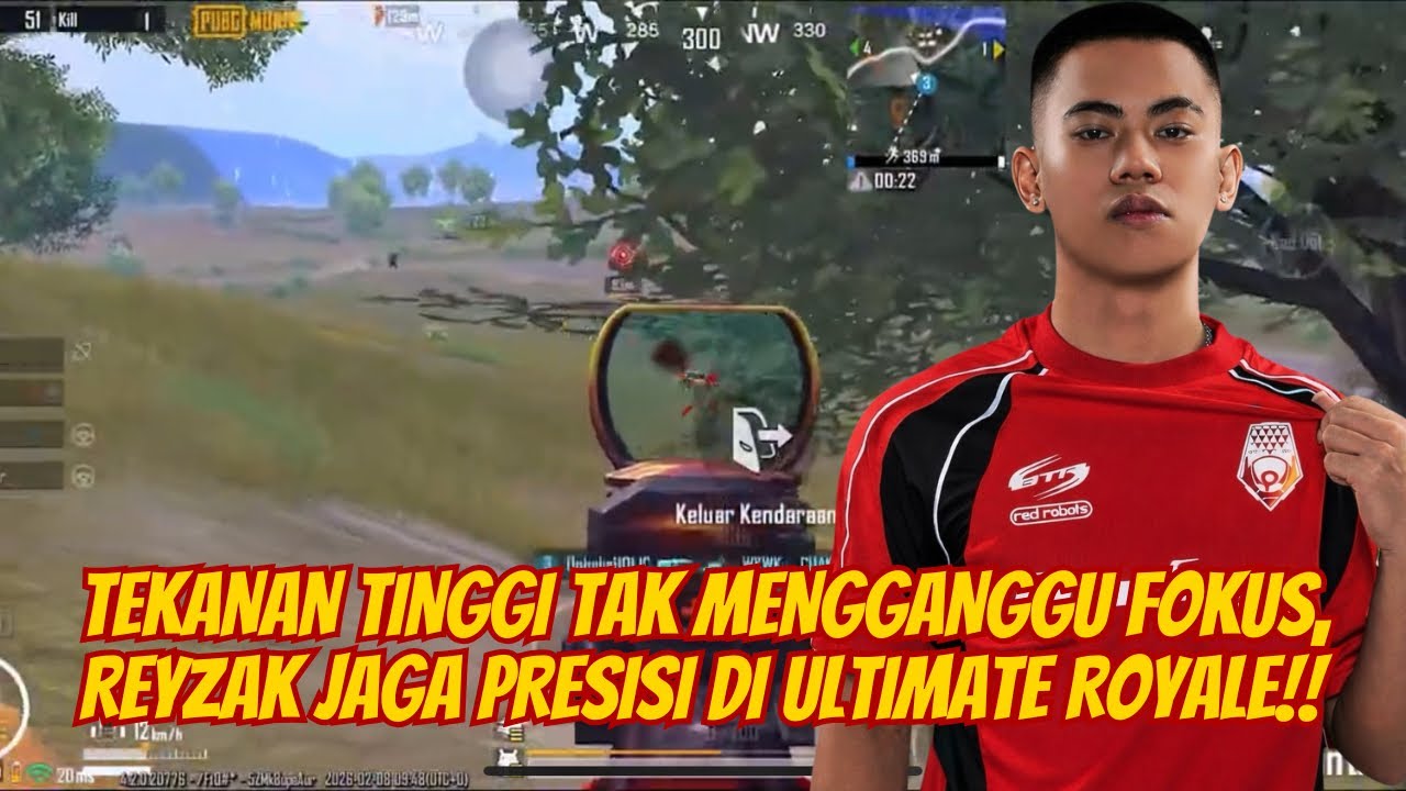 Gameplay Reyzak Saat Grinding UR, Tenang di Setiap Push tapi Mematikan 🥶😱 #pubgmobile 