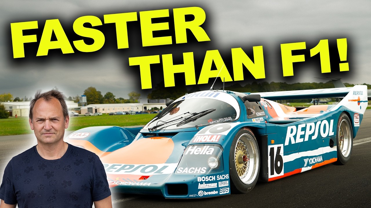 Бен Коллинз крушит трассу Top Gear на идеальном Porsche Group C