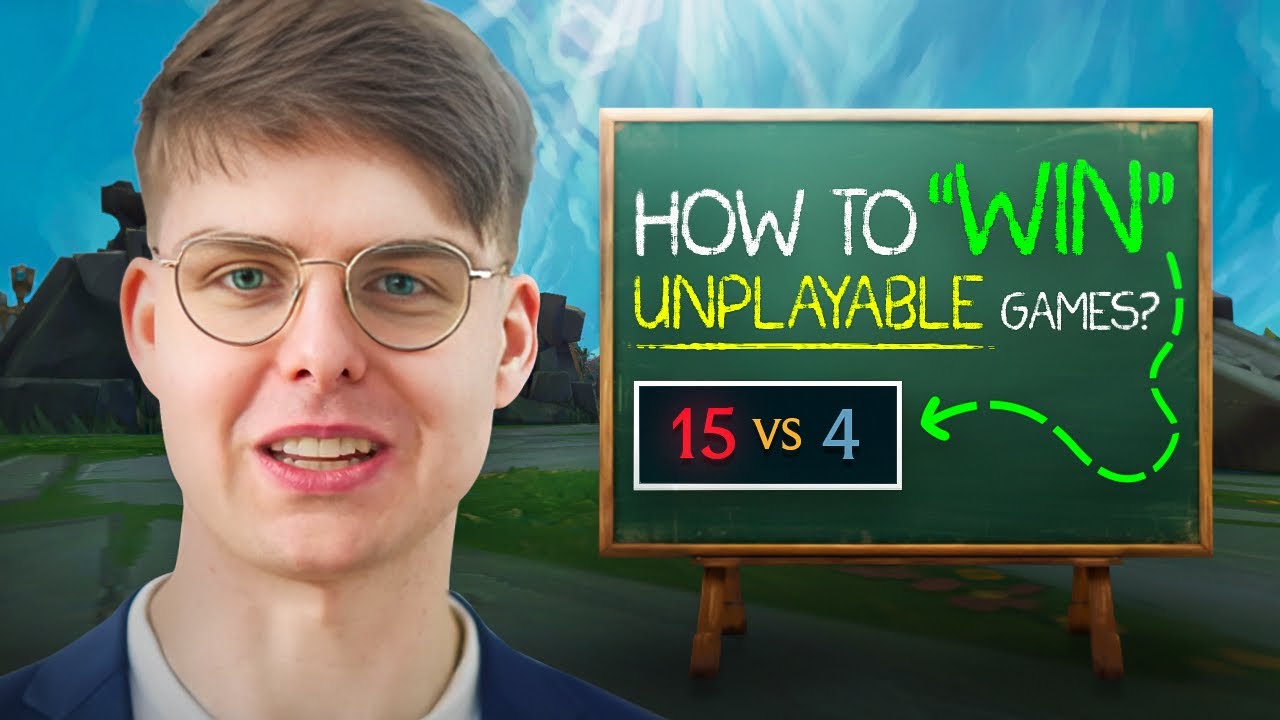 HOW TO WIN UNPLAYABLE GAMES AS ADC