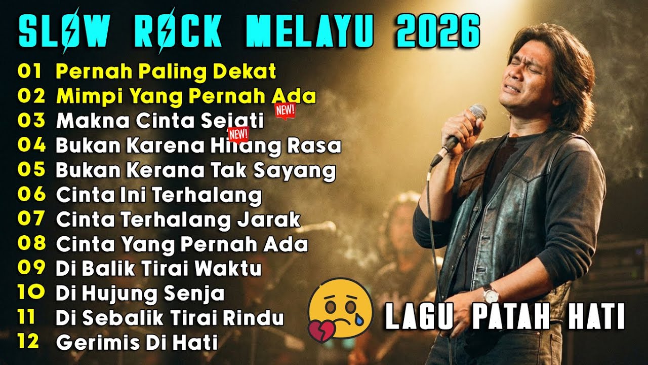 MELAYU SEDIH PATAH HATI - Pernah Paling Dekat, Slow Rock Melayu, Lagu Jiwang Menyakitkan