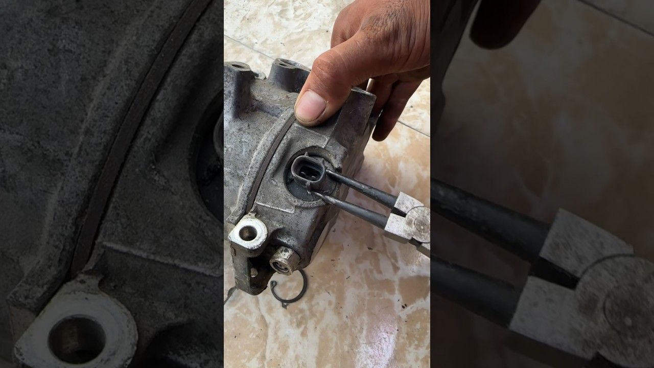 How To Replace AC Compressor Solenoid Valve #replace #solenoid #valve #easy #way