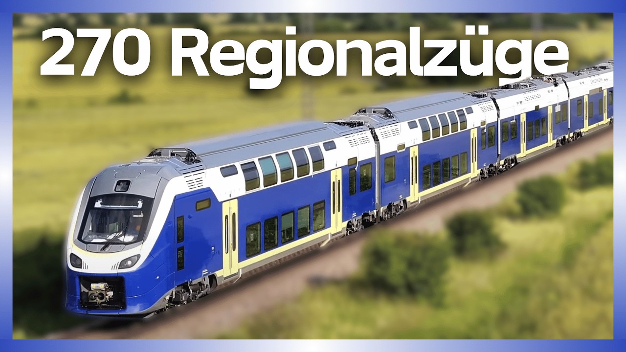 Coradia Max - 270 neue Regionalz&uuml;ge f&uuml;r Deutschland