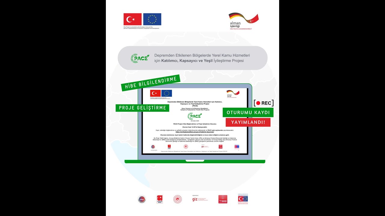 PACE Projesi Hibe Bilgilendirme ve Proje Geliştirme Oturumu