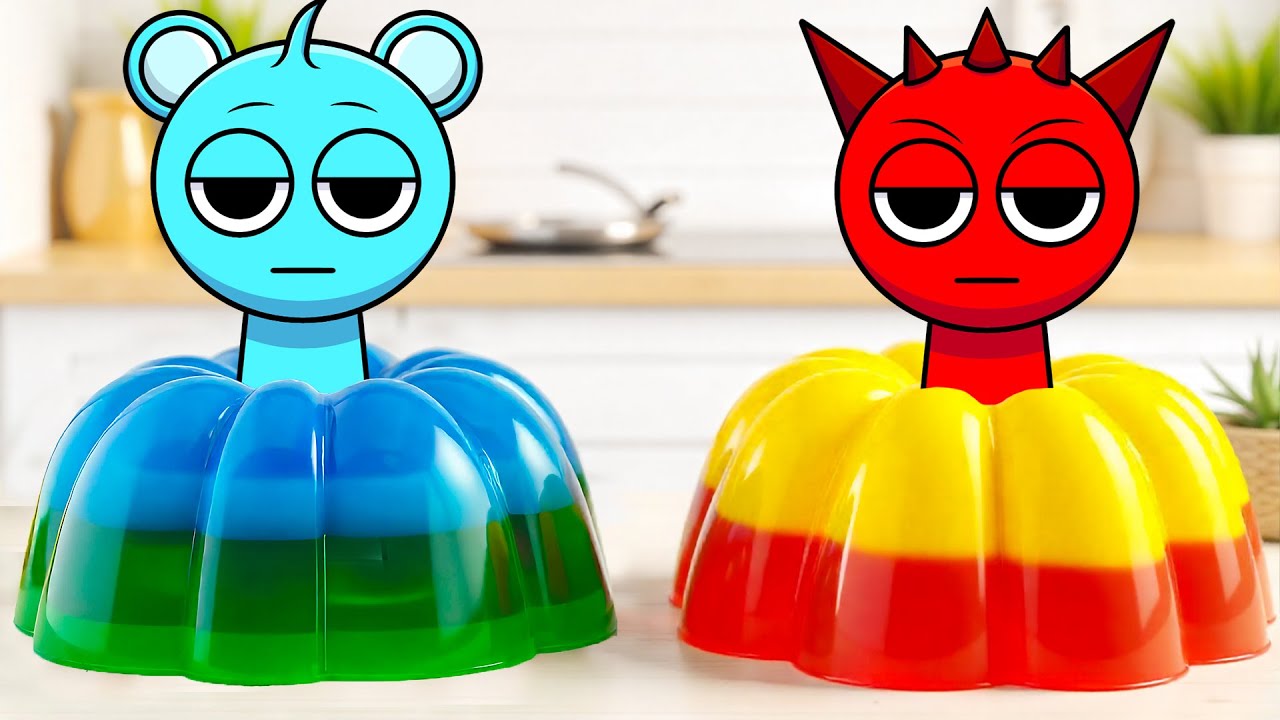 Colorful Jelly Dessert 🍮 Cute Bear & Devil Characters Inside Jelly ✨Tiny Cake Master