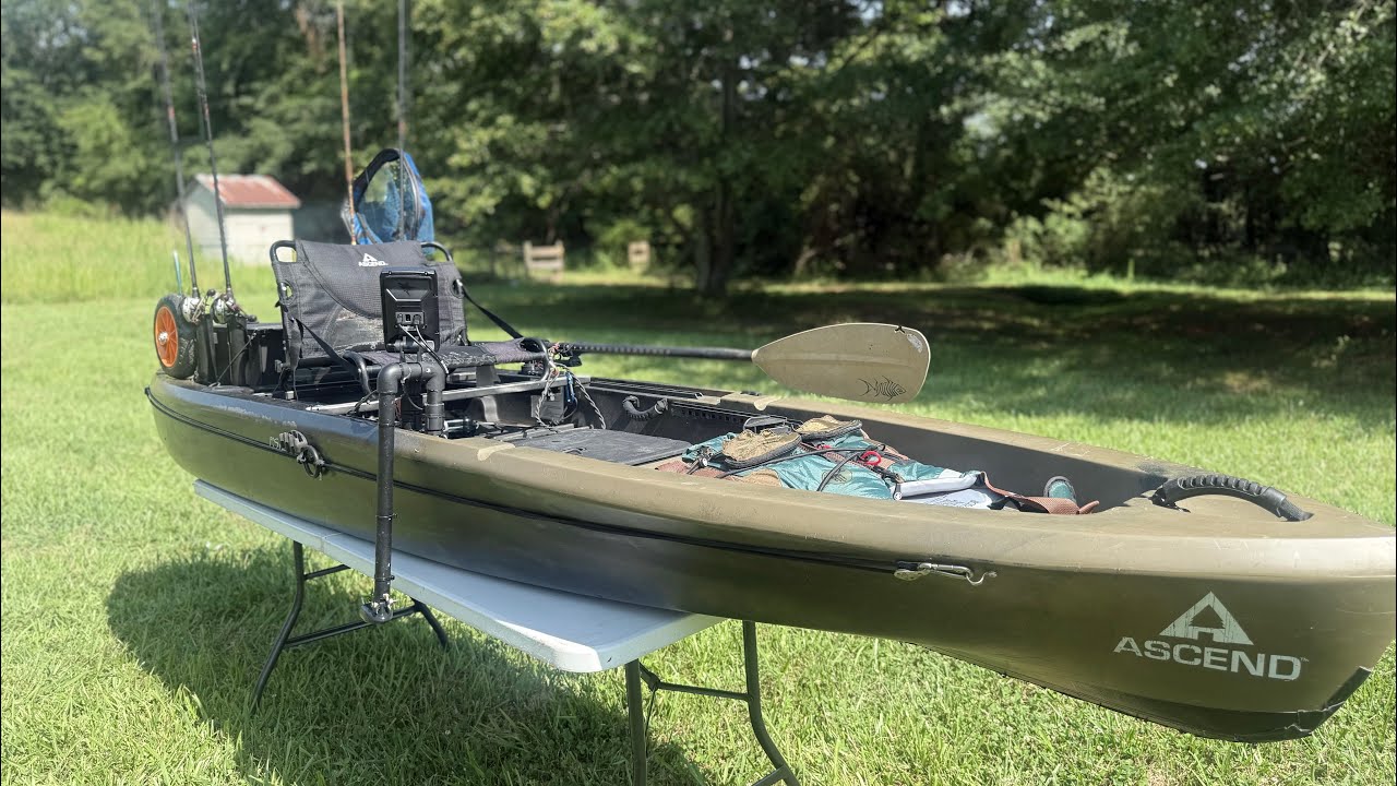Ascend FS12T Full Setup- An easy budget kayak setup!
