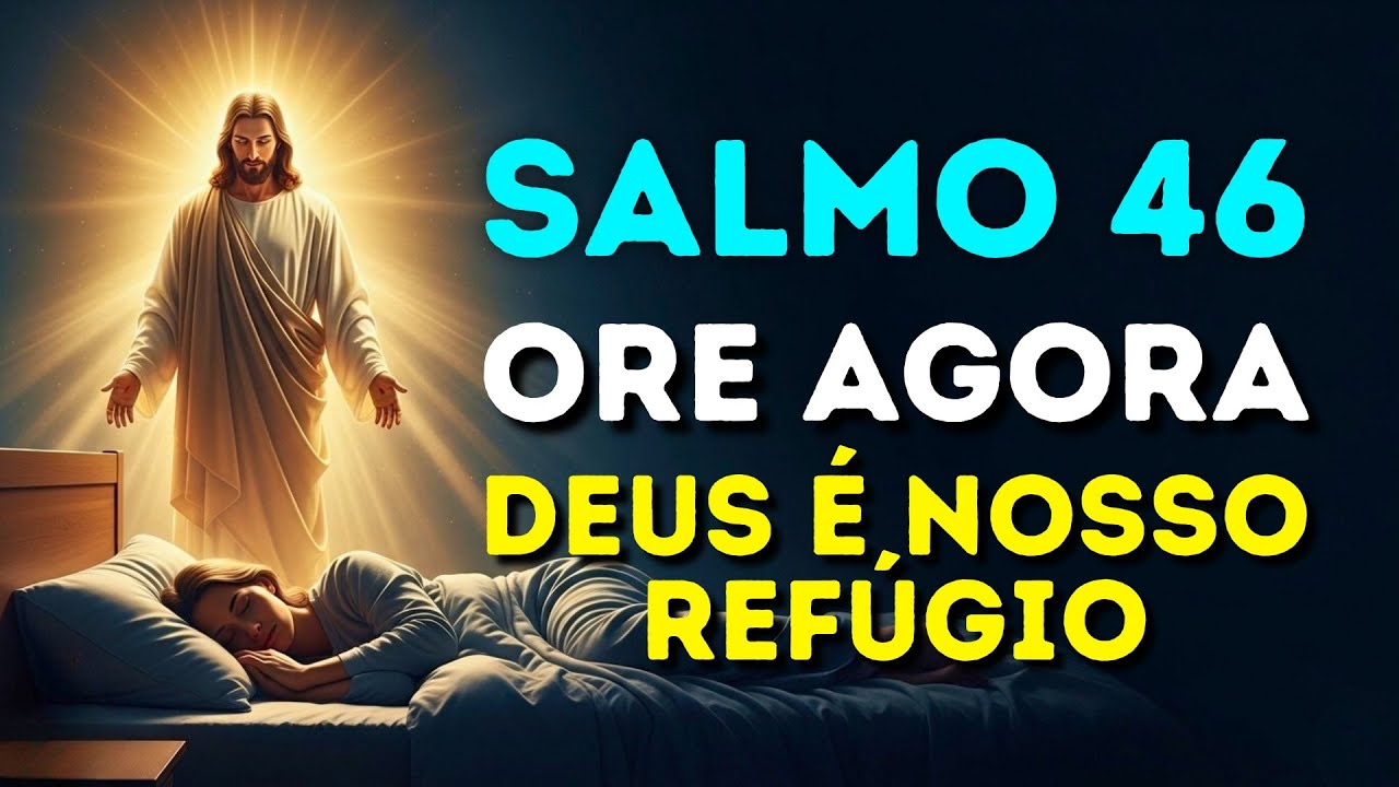 Sinta a Paz de Deus e Deixe o Medo Ir Embora | PODEROSA Oração Noturna com o Salmo 46