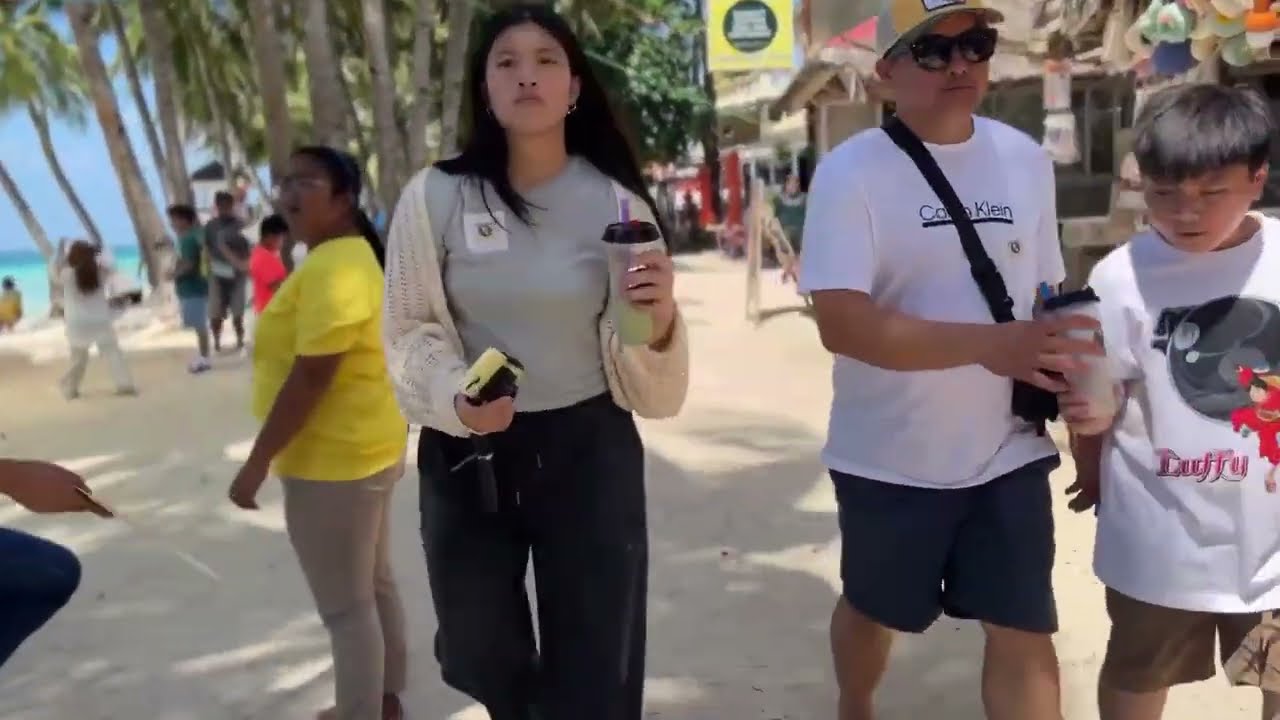 Boracay Beach | Walking Tour | Shopping | Station 1 - 2 | Philippines 🇵🇭 