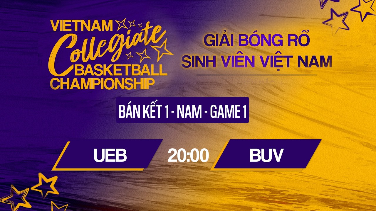 🔴𝐔𝐄𝐁 - 𝐁𝐔𝐕 | VIETNAM COLLEGIATE BASKETBALL CHAMPIONSHIP 2025 - 2026 BROUGHT BY VNPAY (VCBC)