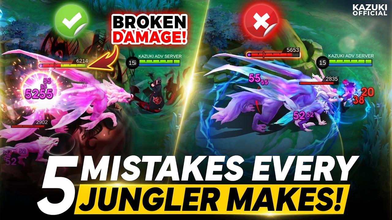 5 BIGGEST JUNGLER MISTAKES! STOP DOING THIS & RANK UP FAST IN SEASON 40