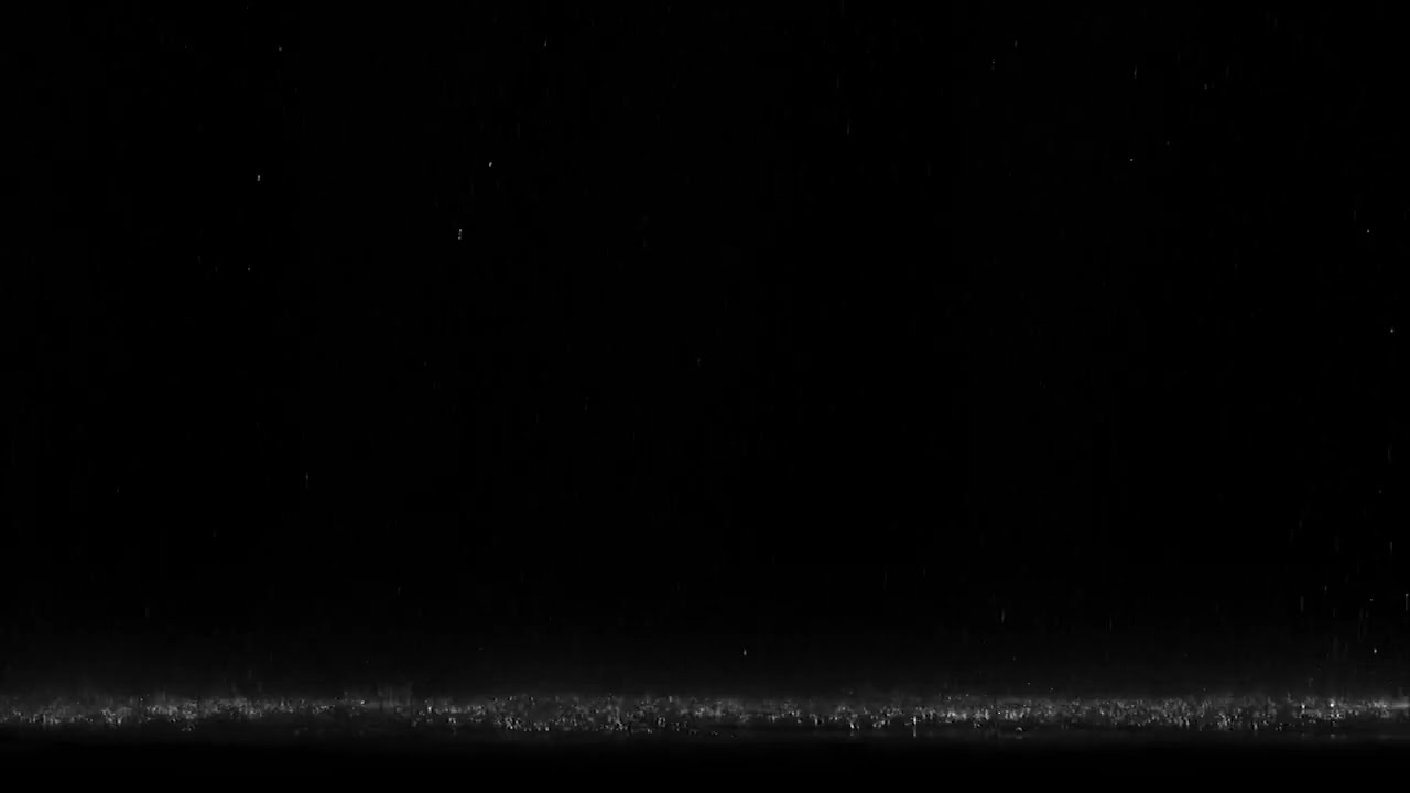 SLEEP with RAIN and THUNDER Sounds BLACK SCREEN