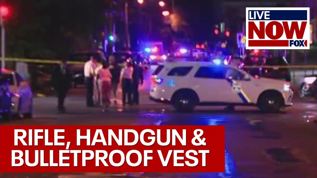 Philadelphia mass shooting suspect armed with rifle, handgun, extra magazines & bulletproof vest