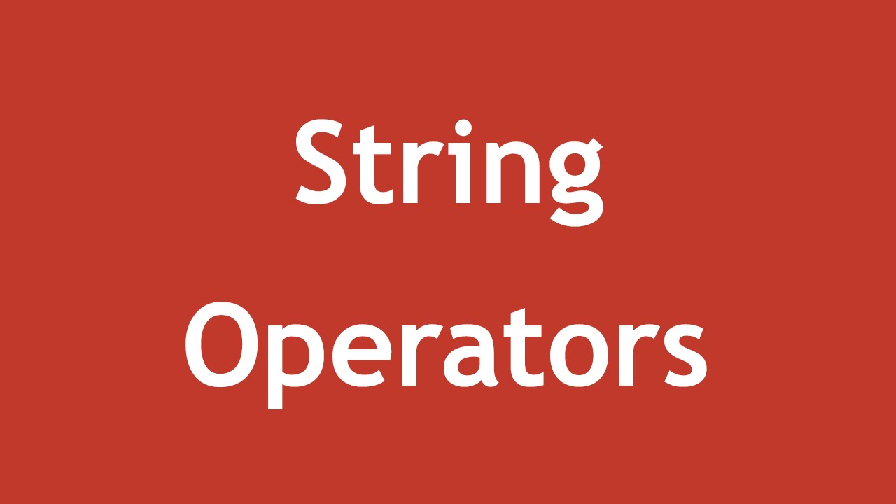 [ Learn PHP 5 In Arabic ] #18 - String Operators