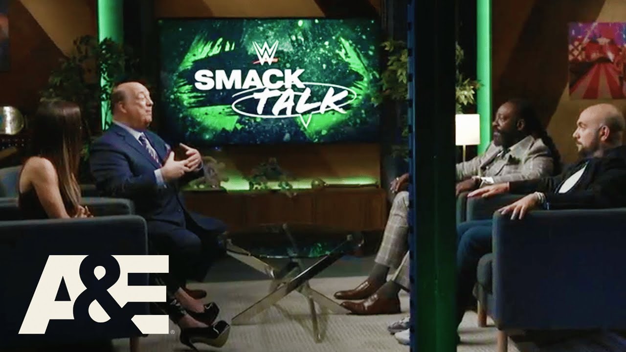 WWE Smack Talk: Kurt Angle vs Brock Lesnar: Constant Competition In & Out of the Ring | A&E