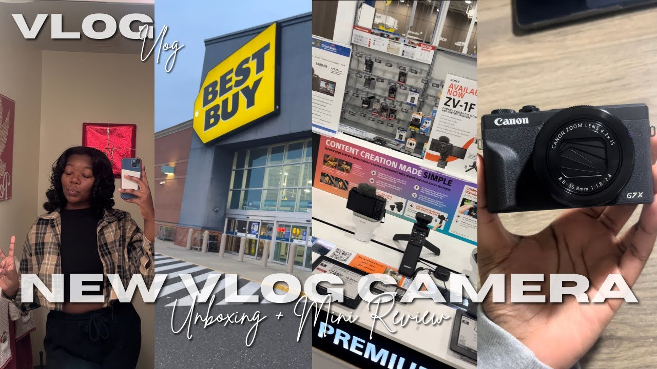 VLOG | New Vlog Camera! Canon G7X Mark iii Unboxing + Mini Review