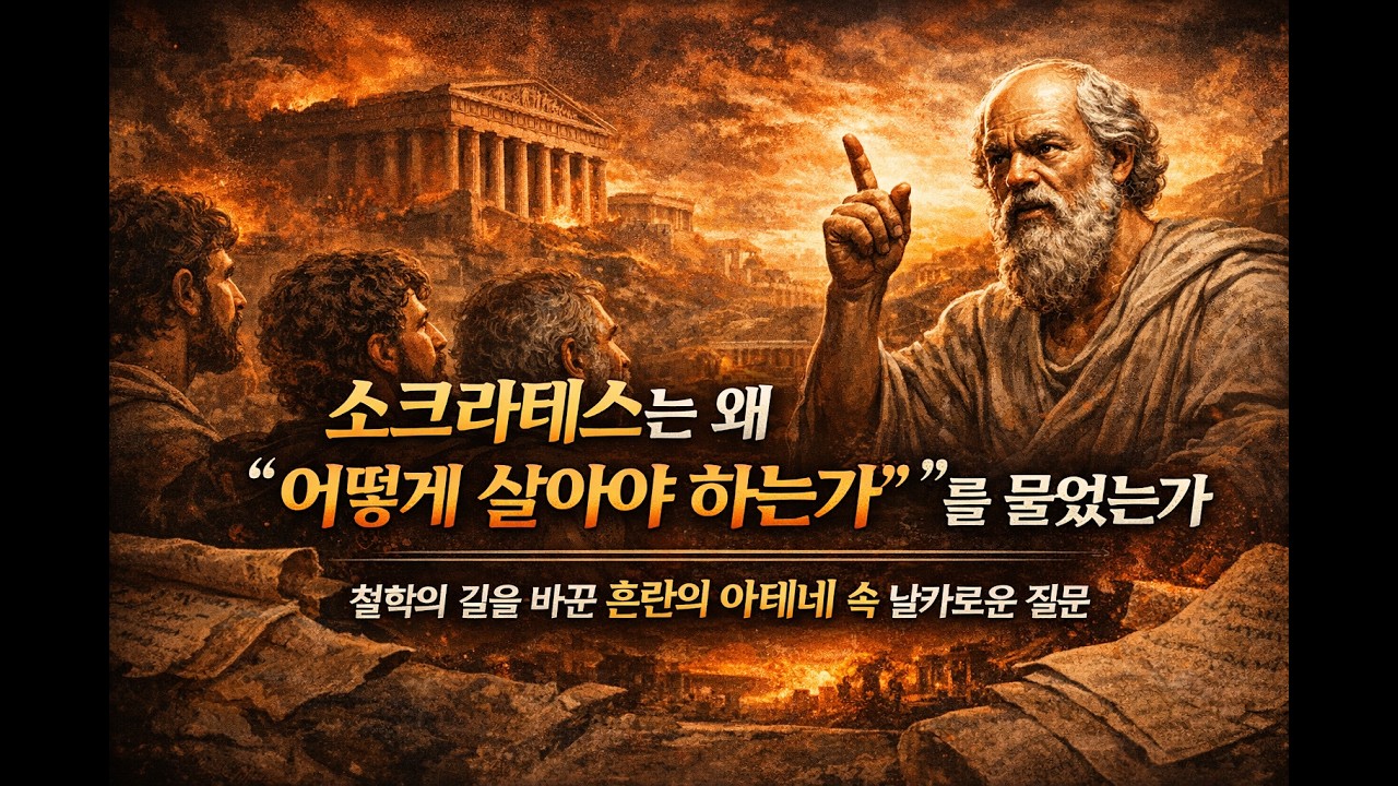 [그리스 문화 8편] 소크라테스는 왜 “어떻게 살아야 하는가”를 물었는가?