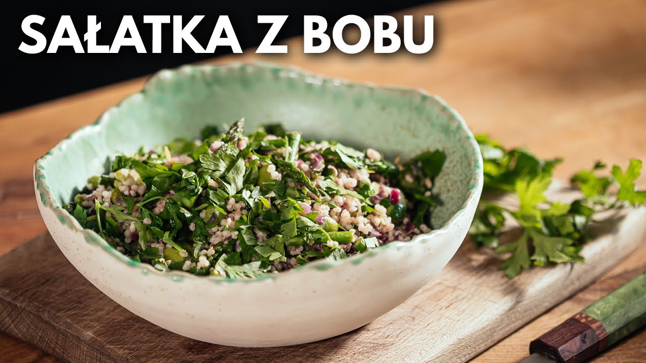 Wakacyjna SAŁATKA z BOBU! Świetny przepis na teraz | WegeTuba