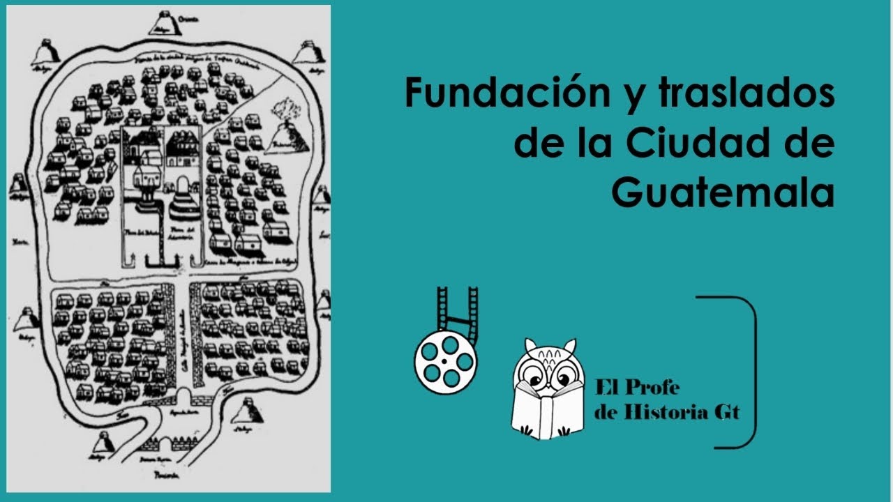 Fundación y traslados de la ciudad de Guatemala