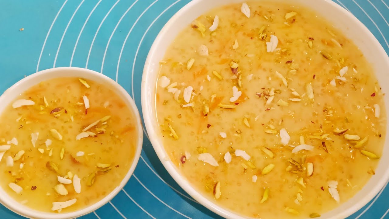 Carrot sabudana kheer recipe|ಕ್ಯಾರೆಟ್ ಸಾಬುದಾನ ಪಾಯಸ