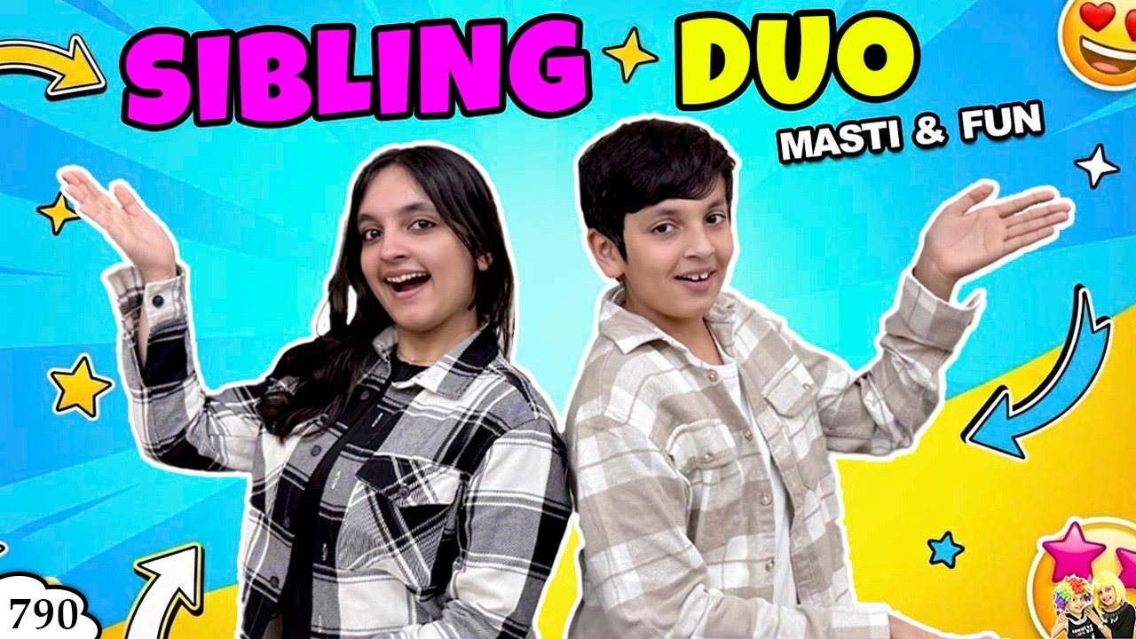 SIBLING DUO | Ep 790 | Family Comedy Vlog | Twin telepathy Eating Challenge | Aayu and Pihu Show