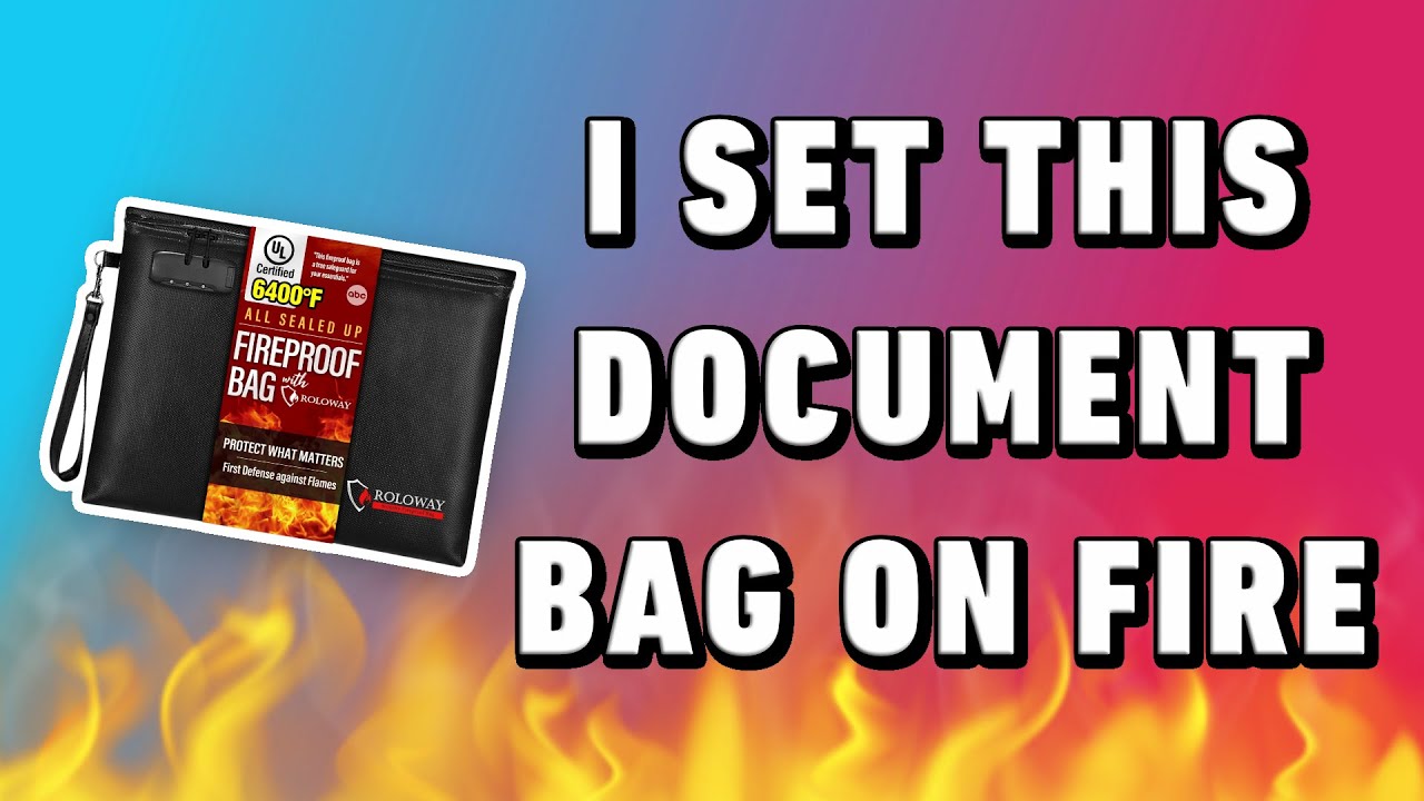 Roloway Fireproof Bag: Will It Protect Your Docs? [TESTED]