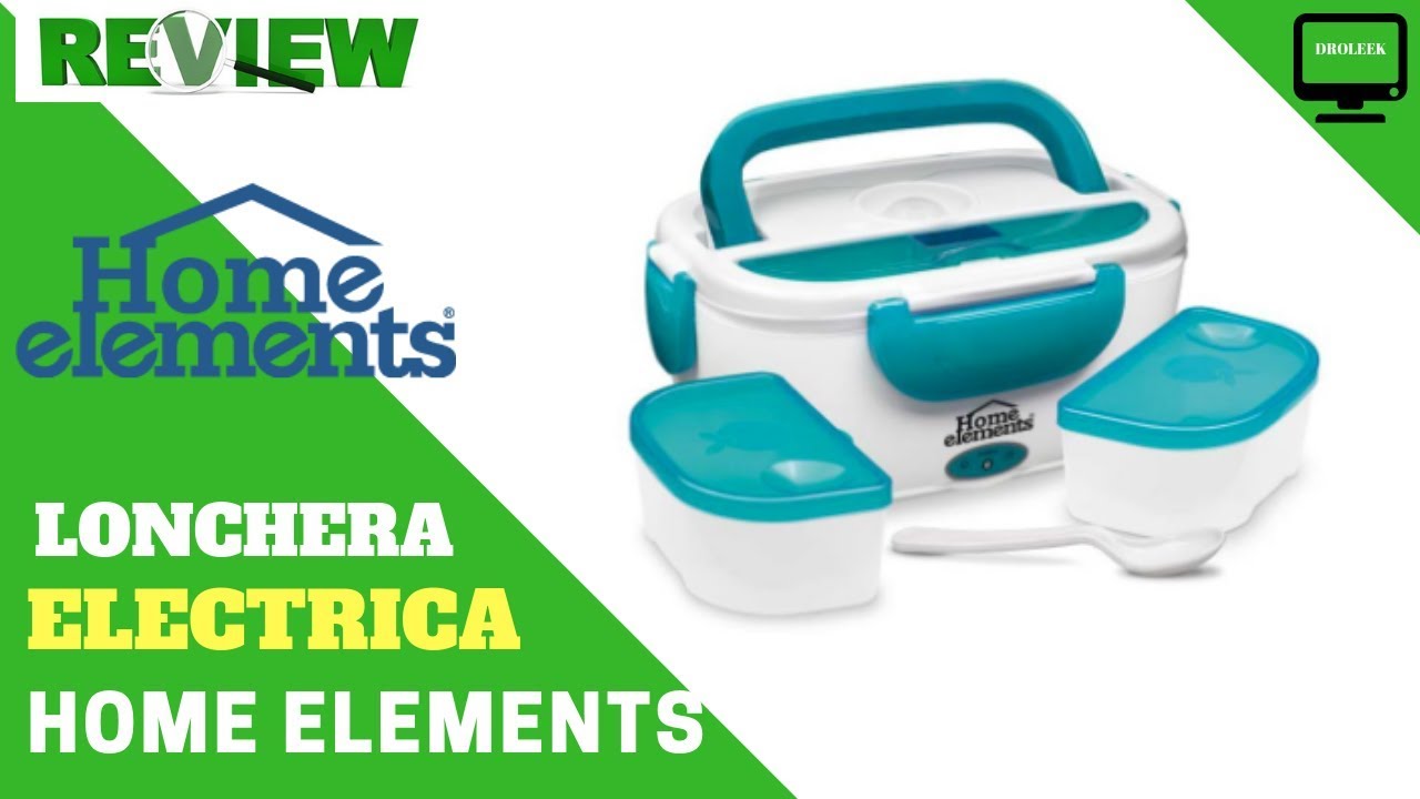 LONCHERA ELÉCTRICA HOME ELEMENTS / DROLEEK REVIEW