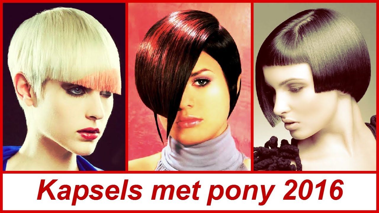 Kapsels met pony 2016